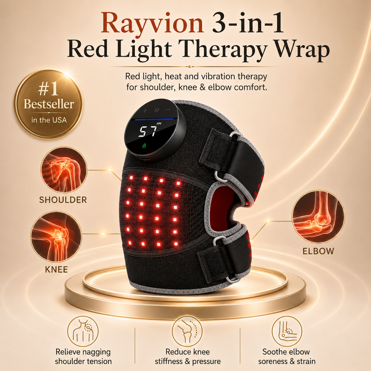 Rayvion 3-in-1 Red Light Therapy Wrap